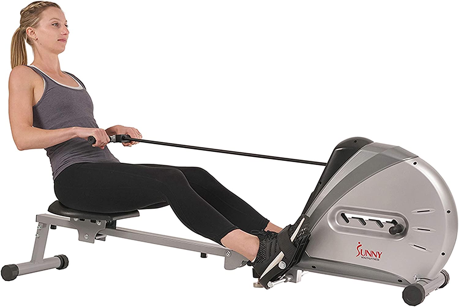 <br />
Sunny Health & Fitness Rowing Machine Rower Ergometer 
