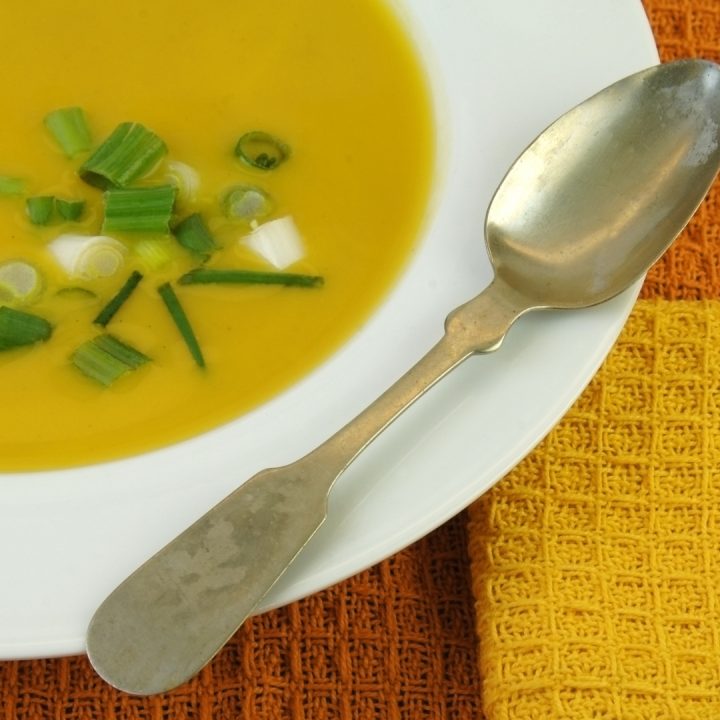 green onion & watercress soup
