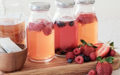 Strawberry Probiotic Limeade