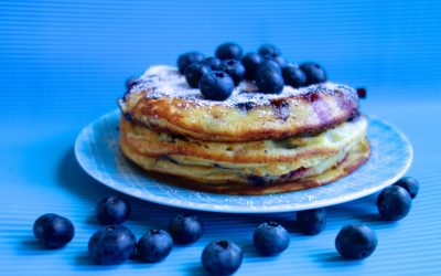 Yogurt Blueberry Pancakes