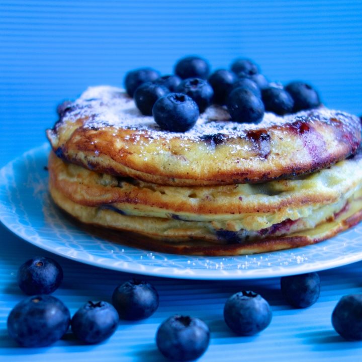 yogurt blueberry pancakes